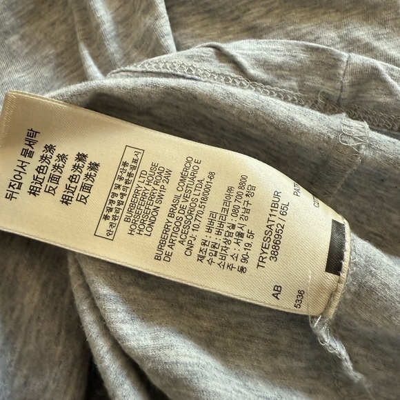 Burberry Check Trim Tee - Picture 8 of 10